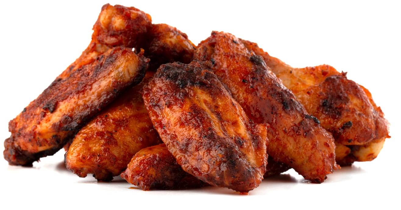 cooked chicken wings