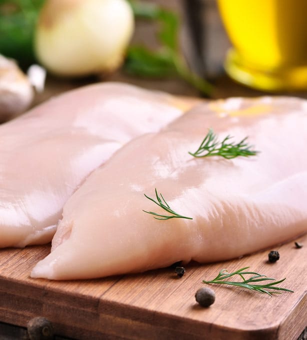 raw chicken